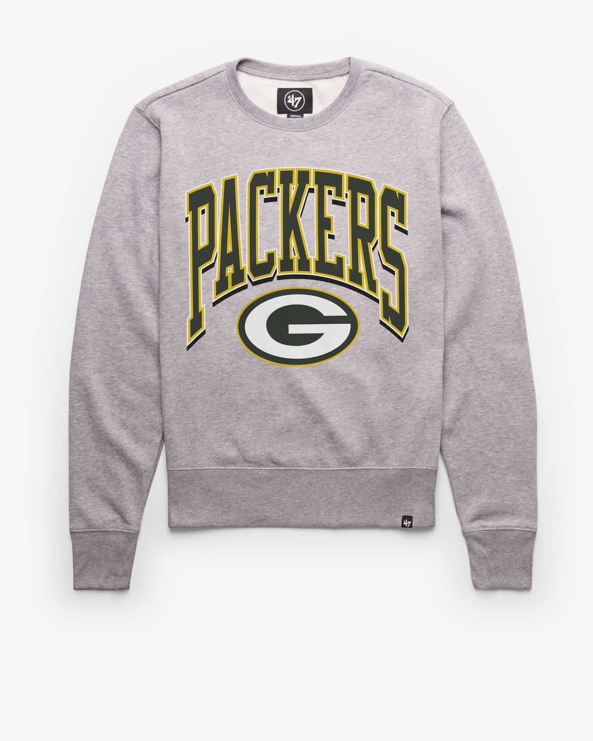 GREEN BAY PACKERS WALK TALL '47 HEADLINE CREW SLATE GREY