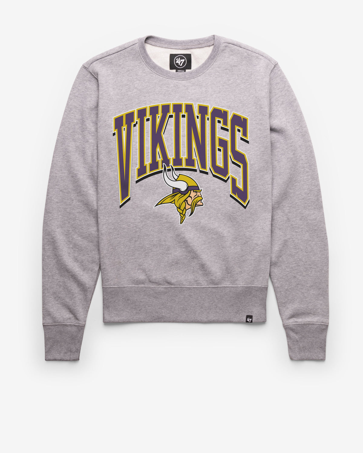 MINNESOTA VIKINGS WALK TALL '47 HEADLINE CREW SLATE GREY