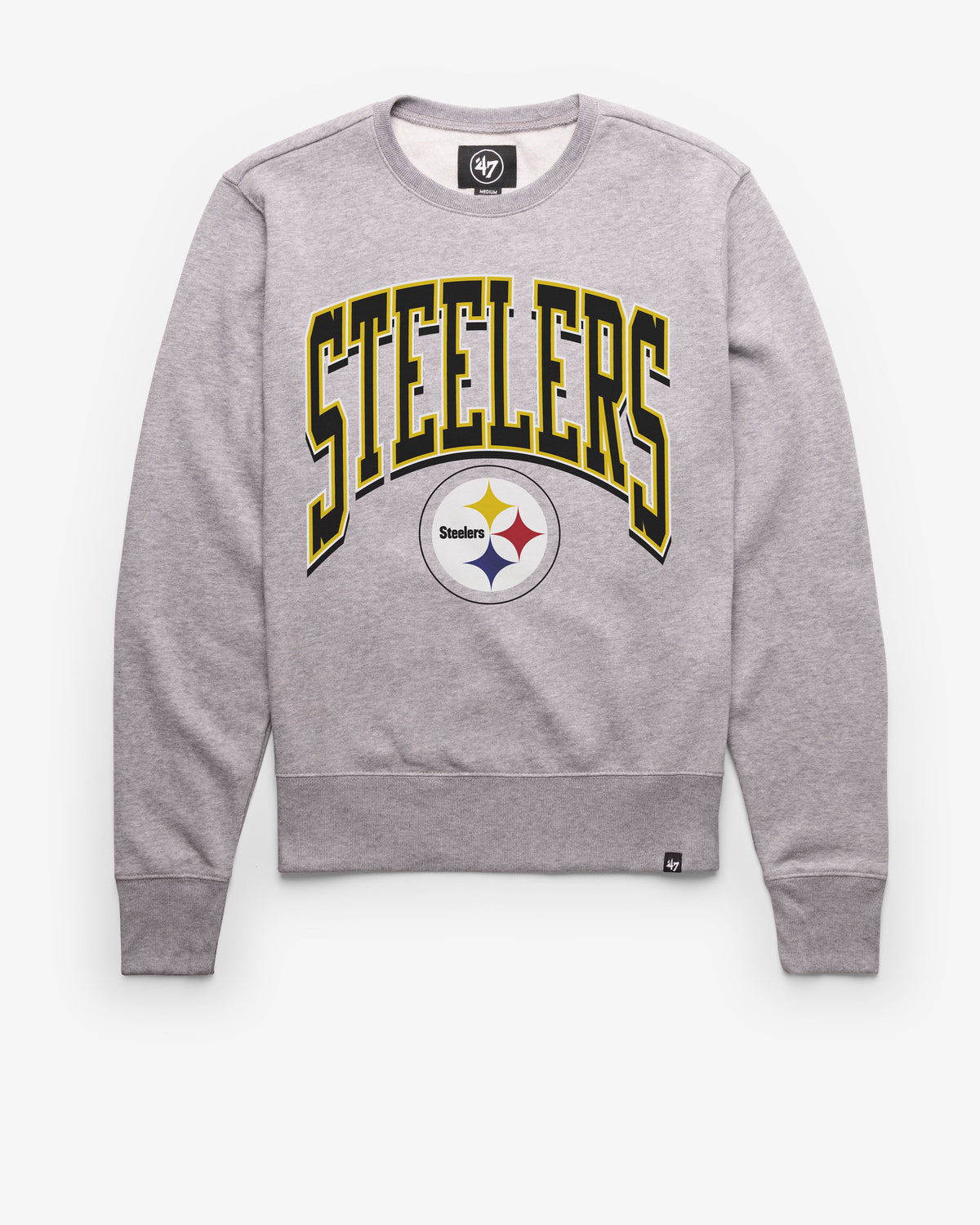 PITTSBURGH STEELERS WALK TALL '47 HEADLINE CREW SLATE GREY