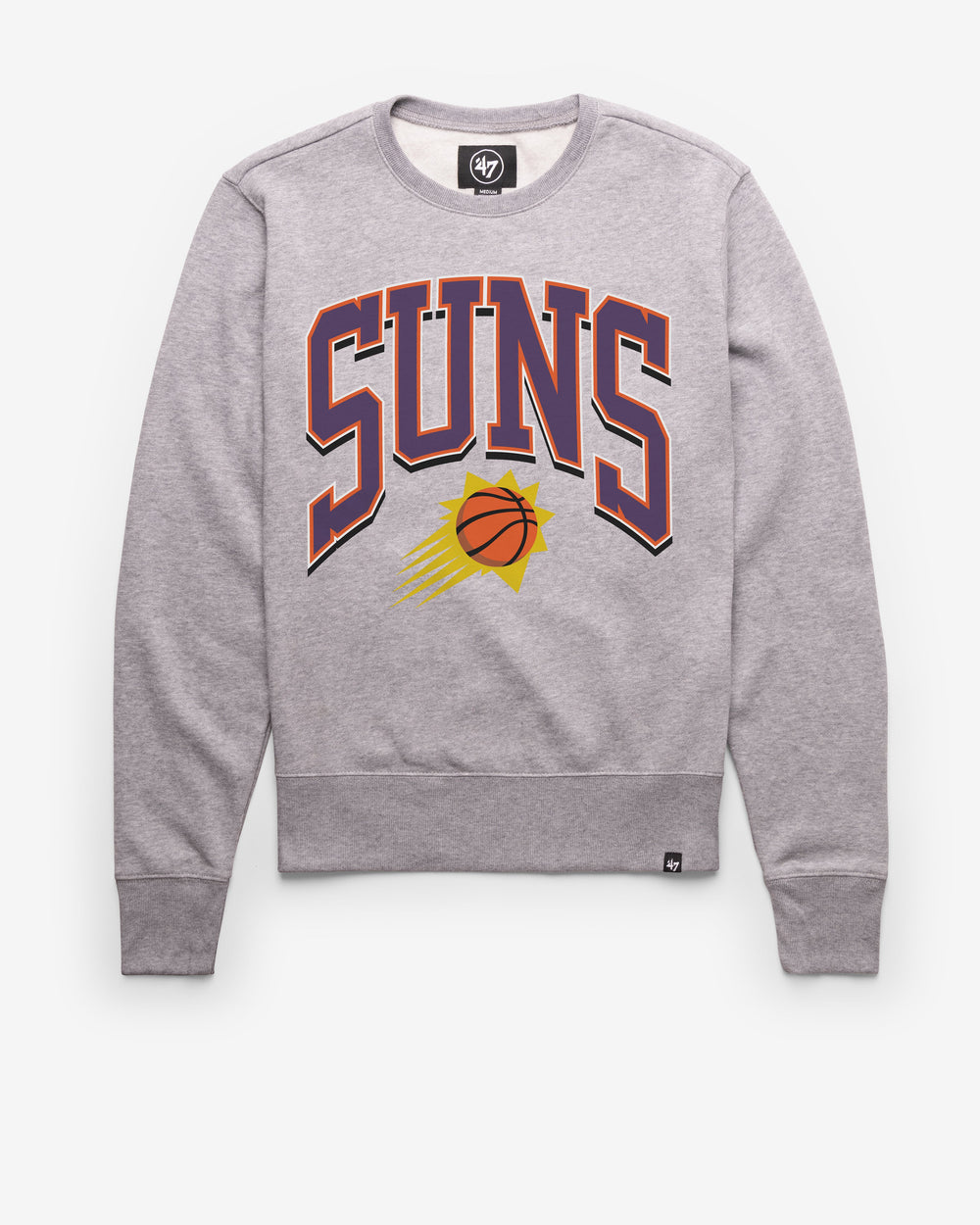 PHOENIX SUNS WALK TALL '47 HEADLINE CREW SLATE GREY