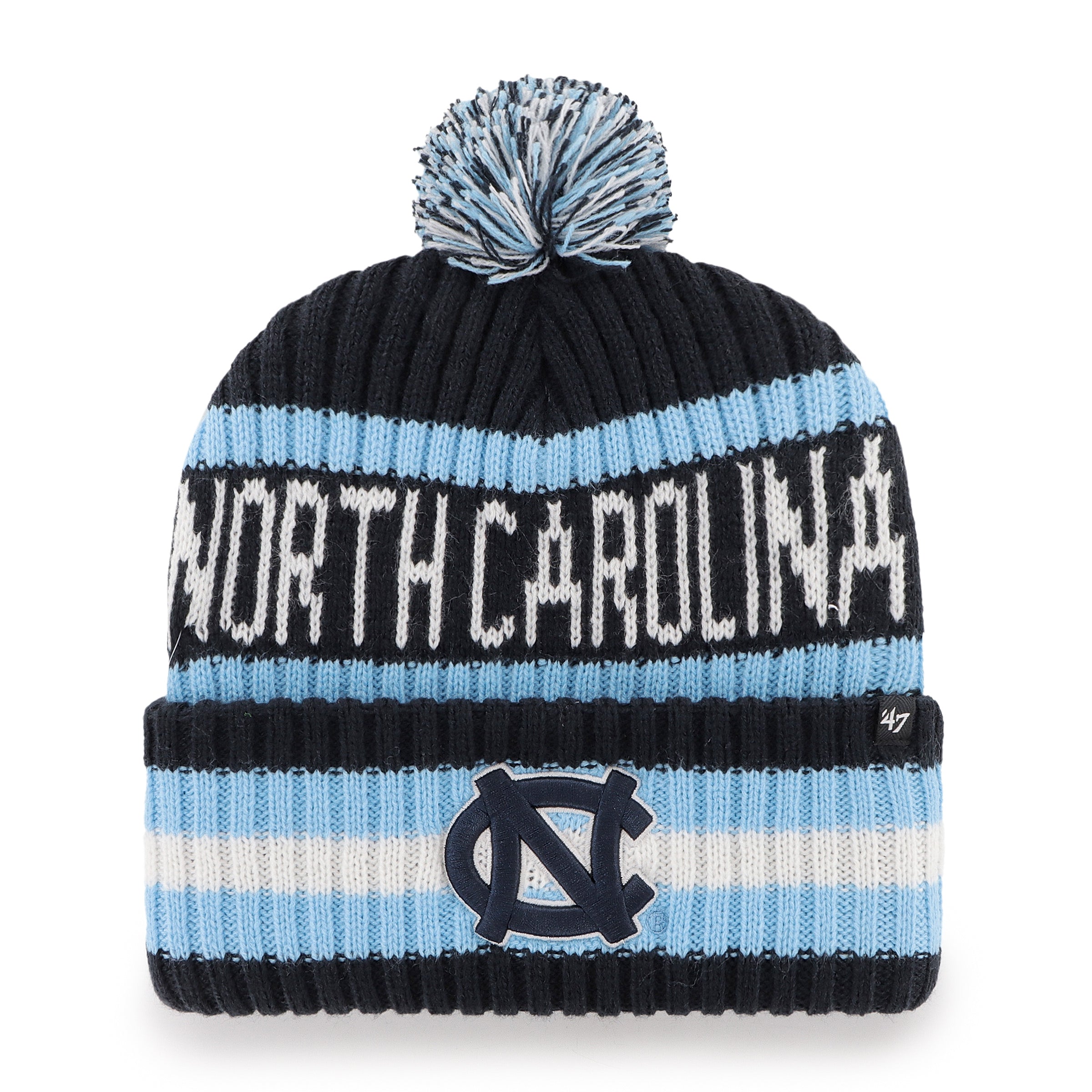 NORTH CAROLINA TAR HEELS UNC BERING '47 CUFF KNIT NAVY
