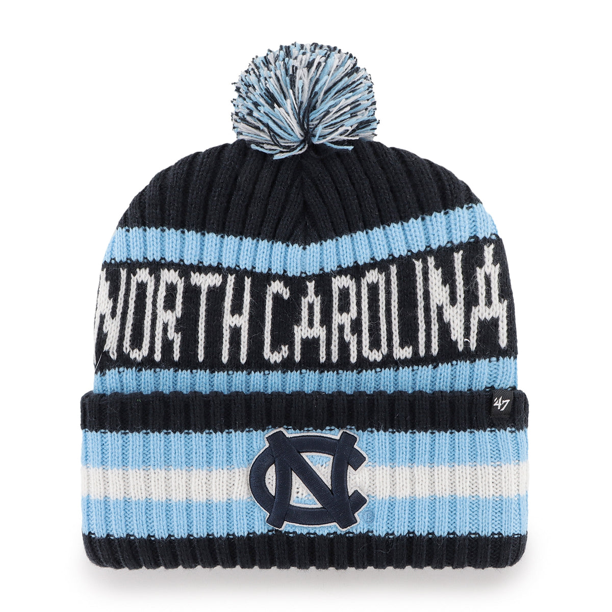 NORTH CAROLINA TAR HEELS UNC BERING '47 CUFF KNIT NAVY