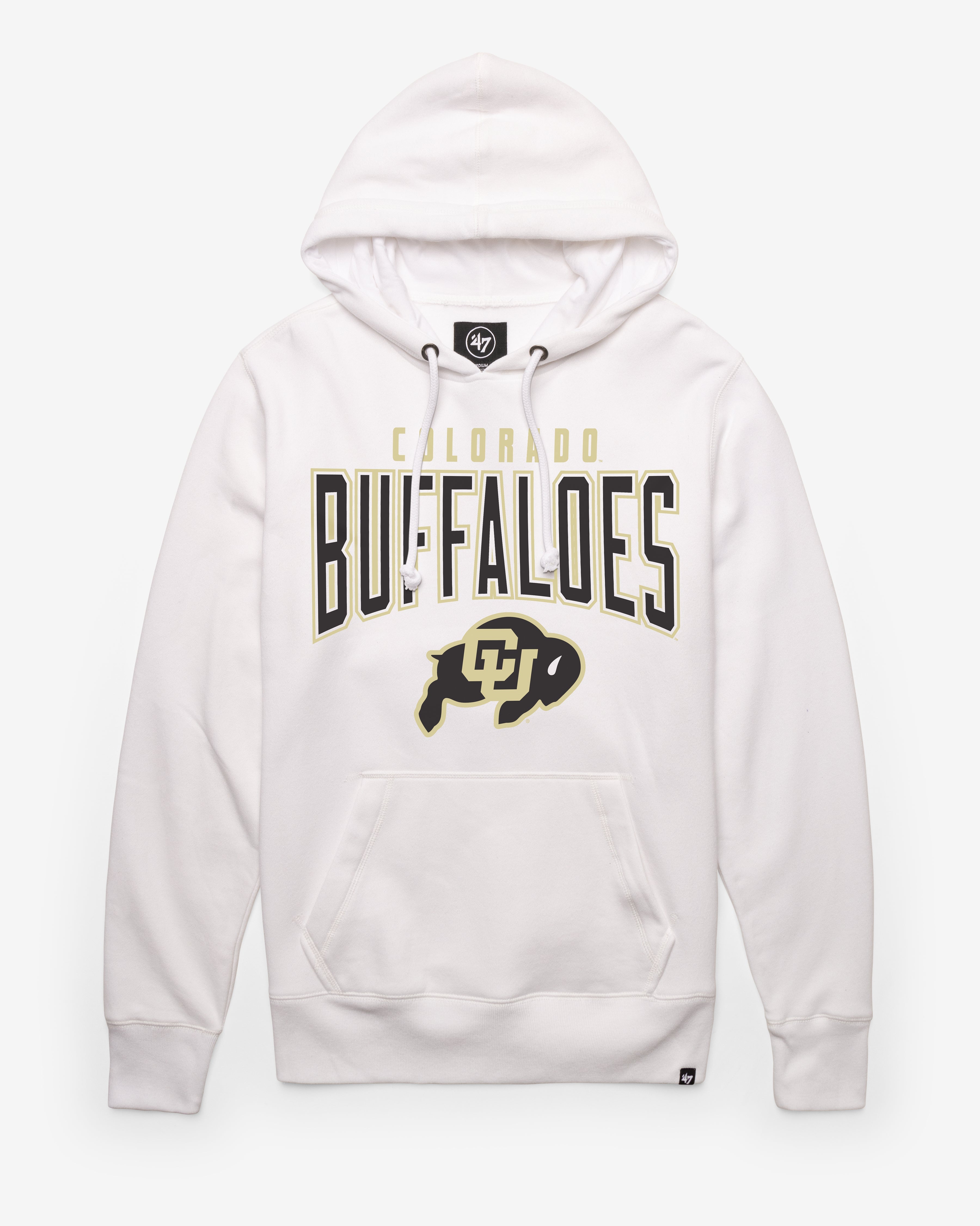 COLORADO BUFFALOES TEAM ELEMENTS ARCH '47 HEADLINE HOOD WHITE WASH