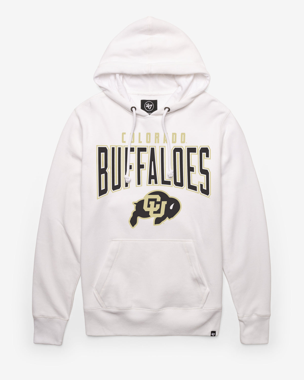 COLORADO BUFFALOES TEAM ELEMENTS ARCH '47 HEADLINE HOOD WHITE WASH