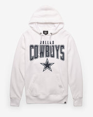 DALLAS COWBOYS TEAM ELEMENTS '47 ARCH HEADLINE HOOD WHITE WASH