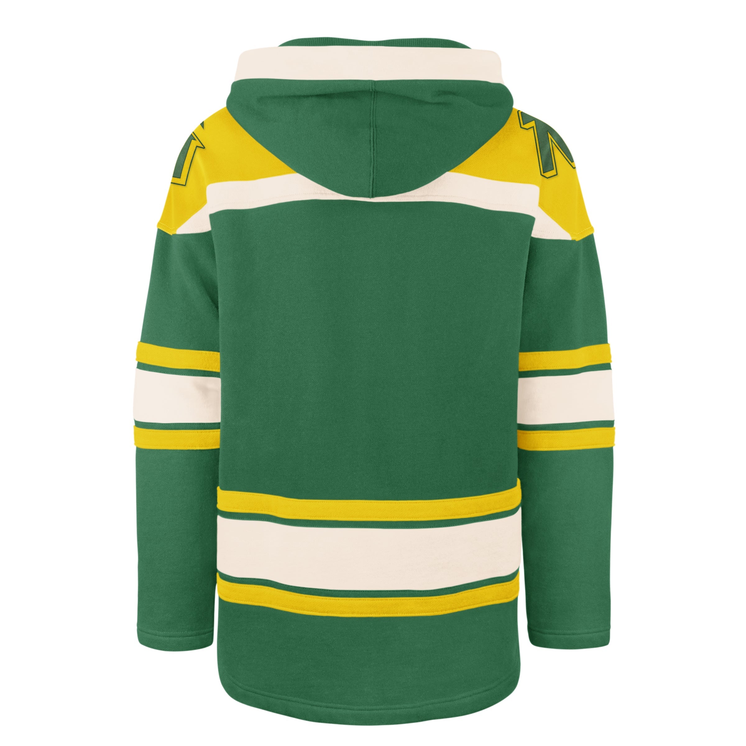 MINNESOTA NORTH STARS VINTAGE SUPERIOR '47 LACER HOOD KELLY