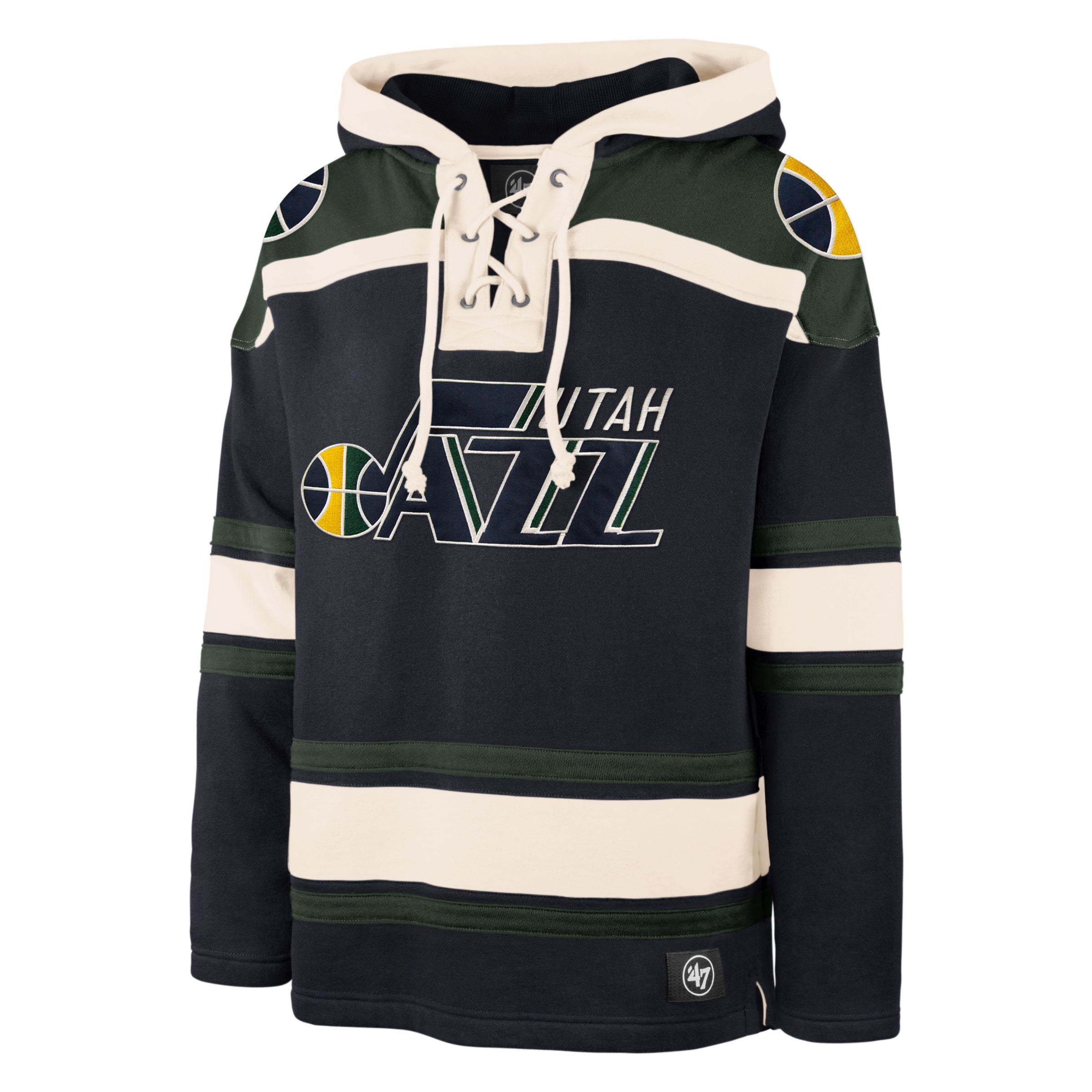 UTAH JAZZ SUPERIOR '47 LACER HOOD FALL NAVY