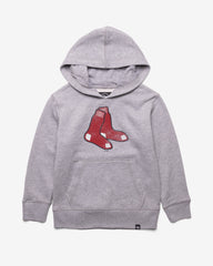 BOSTON RED SOX DISTRESSED IMPRINT '47 HEADLNE HOOD KIDS SLATE GREY