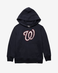 WASHINGTON NATIONALS DISTRESSED IMPRINT '47 HEADLINE HOOD KIDS FALL NAVY