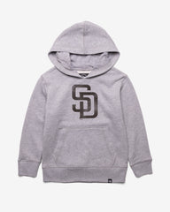 SAN DIEGO PADRES DISTRESSED IMPRINT '47 HEADLNE HOOD KIDS SLATE GREY