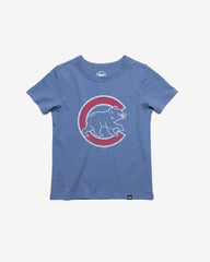 CHICAGO CUBS PREMIER '47 FRANKLIN TEE KIDS CADET BLUE