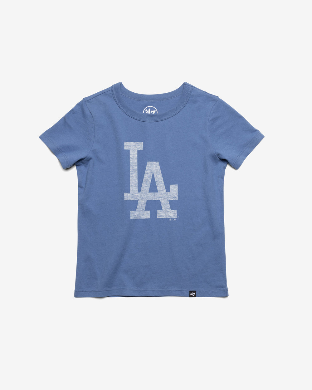 LOS ANGELES DODGERS PREMIER '47 FRANKLIN TEE KIDS CADET BLUE