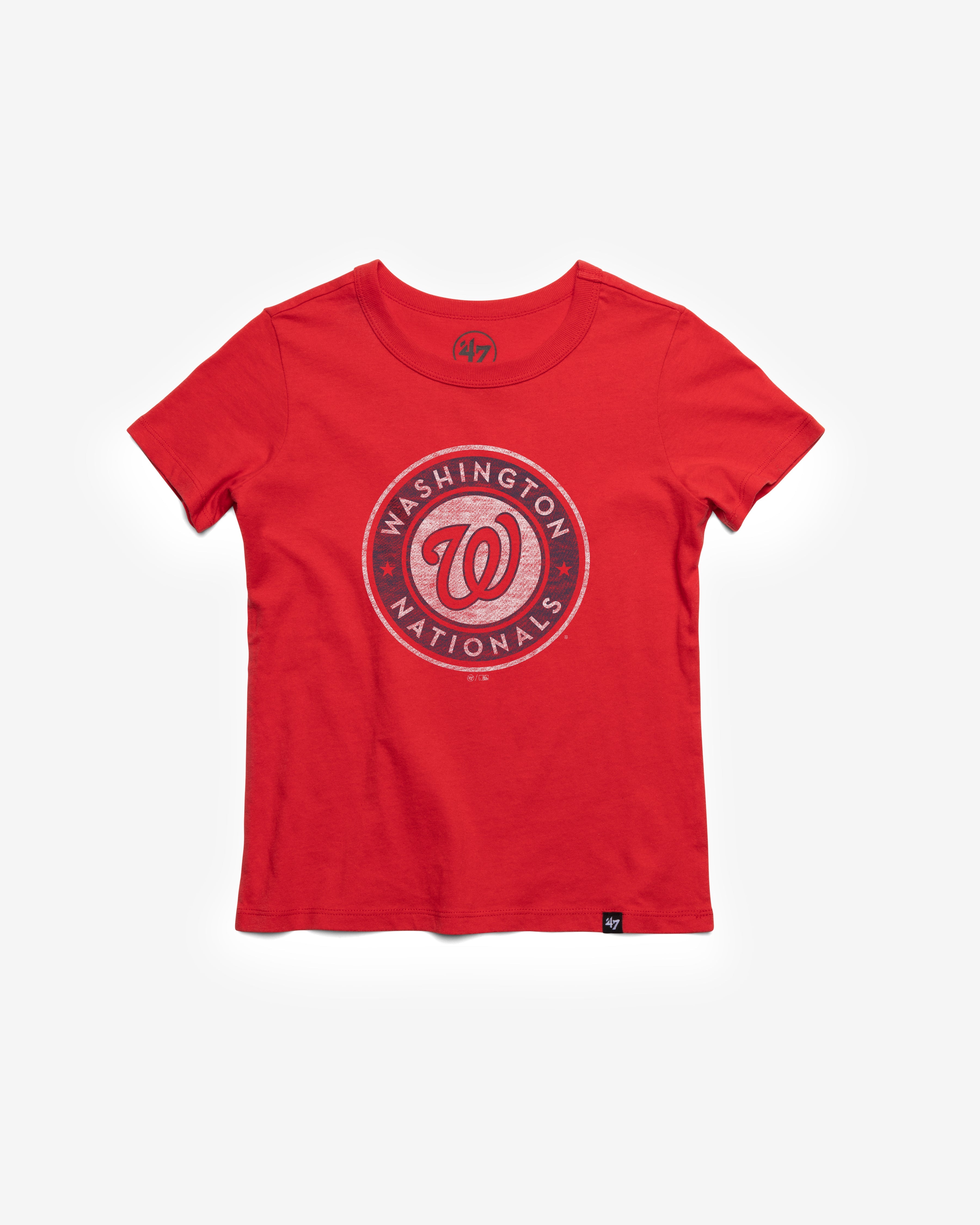 WASHINGTON NATIONALS PREMIER '47 FRANKLIN TEE KIDS RACER RED