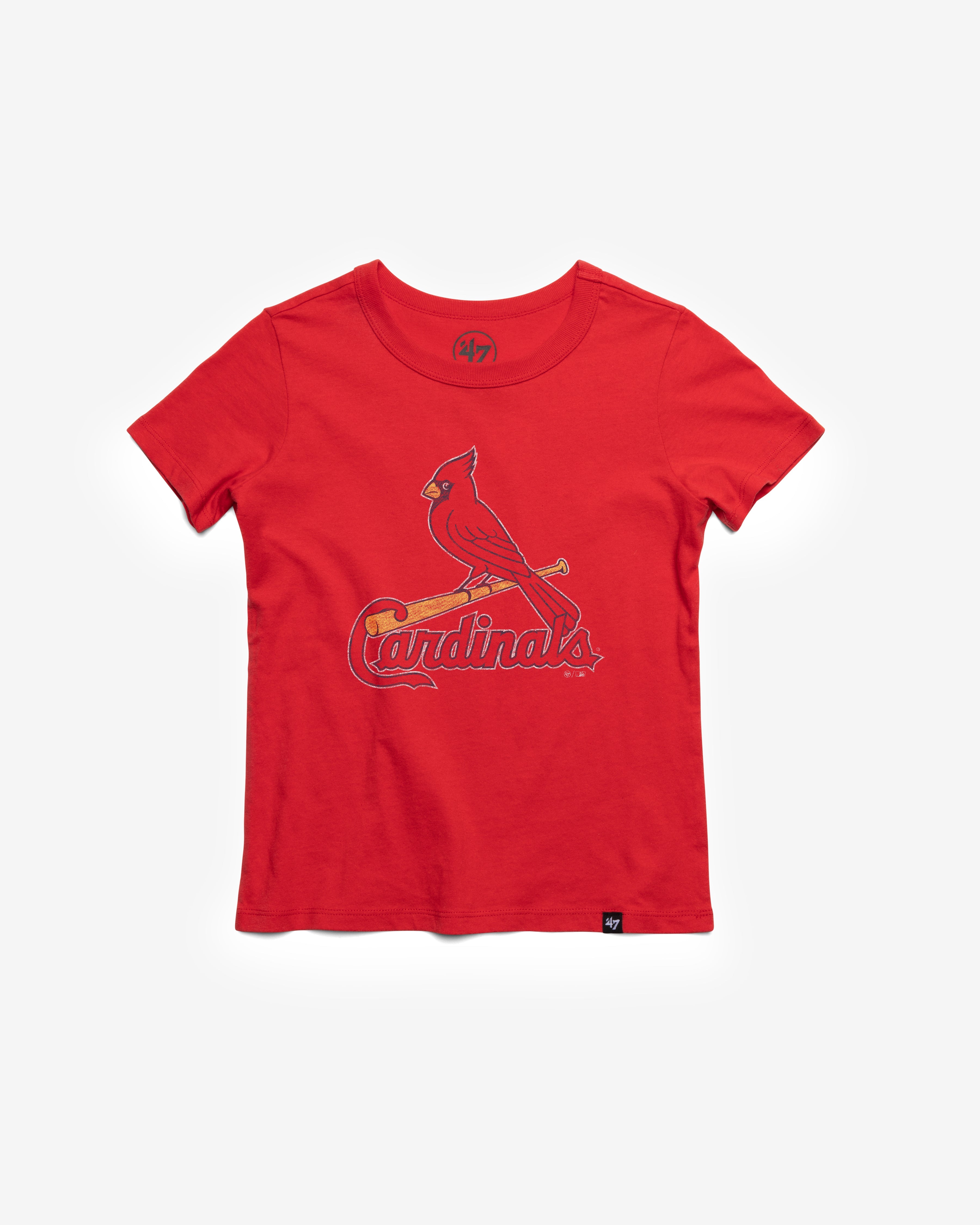 ST. LOUIS CARDINALS PREMIER '47 FRANKLIN TEE KIDS RACER RED