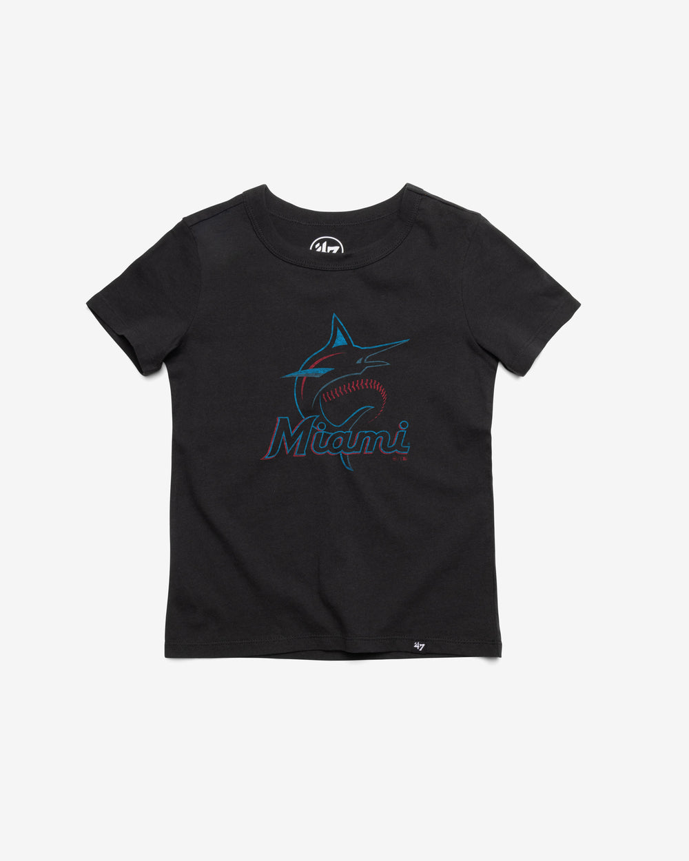 MIAMI MARLINS PREMIER '47 FRANKLIN TEE KIDS FLINT BLACK