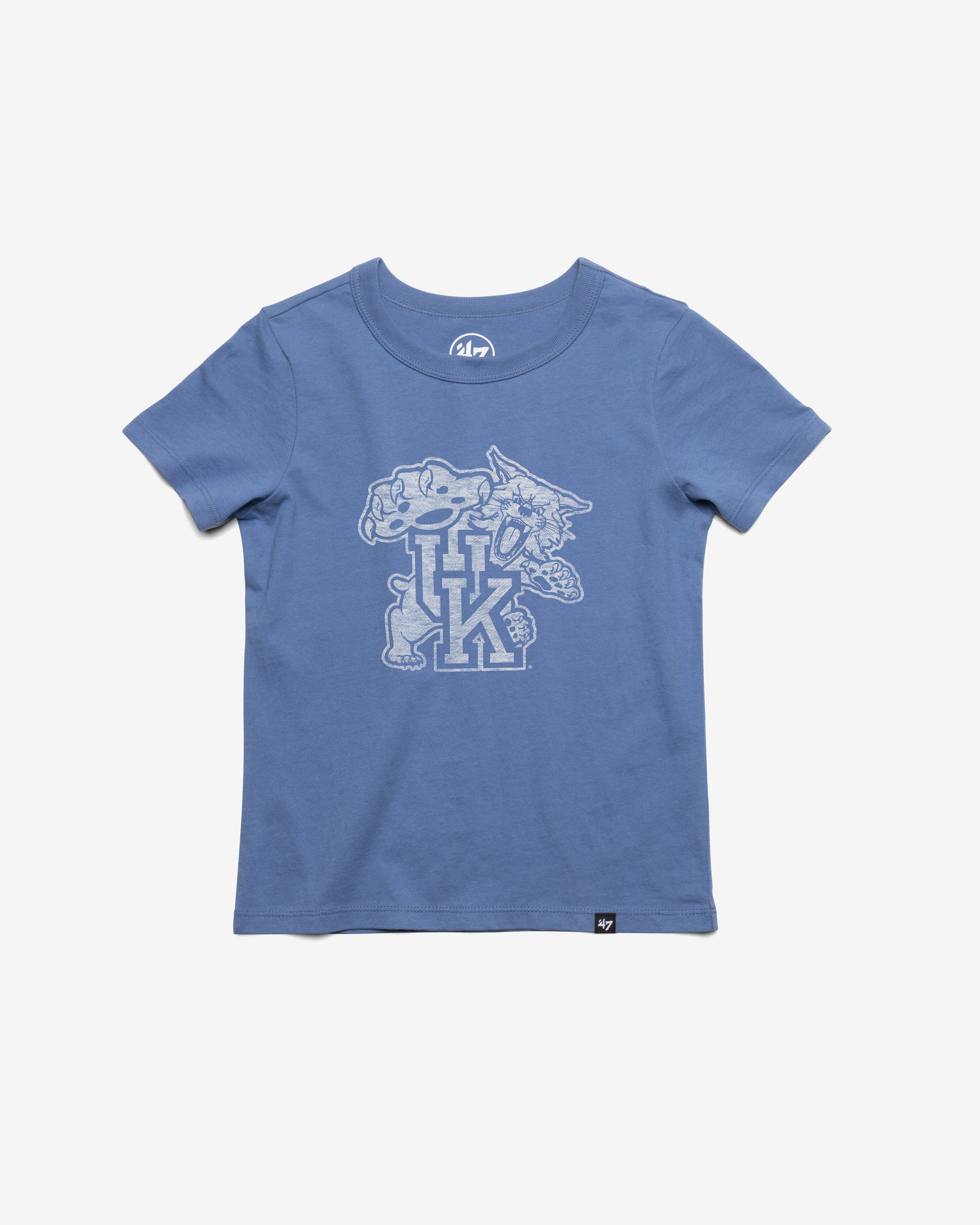 KENTUCKY WILDCATS PREMIER '47 FRANKLIN TEE KIDS CADET BLUE