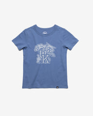 KENTUCKY WILDCATS PREMIER '47 FRANKLIN TEE KIDS CADET BLUE