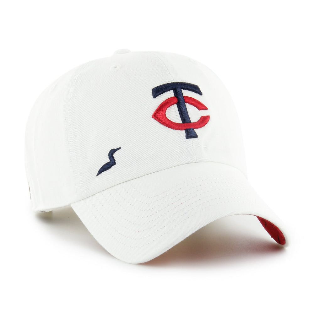 MINNESOTA TWINS CONFETTI ICON '47 CLEAN UP WOMENS WHITE