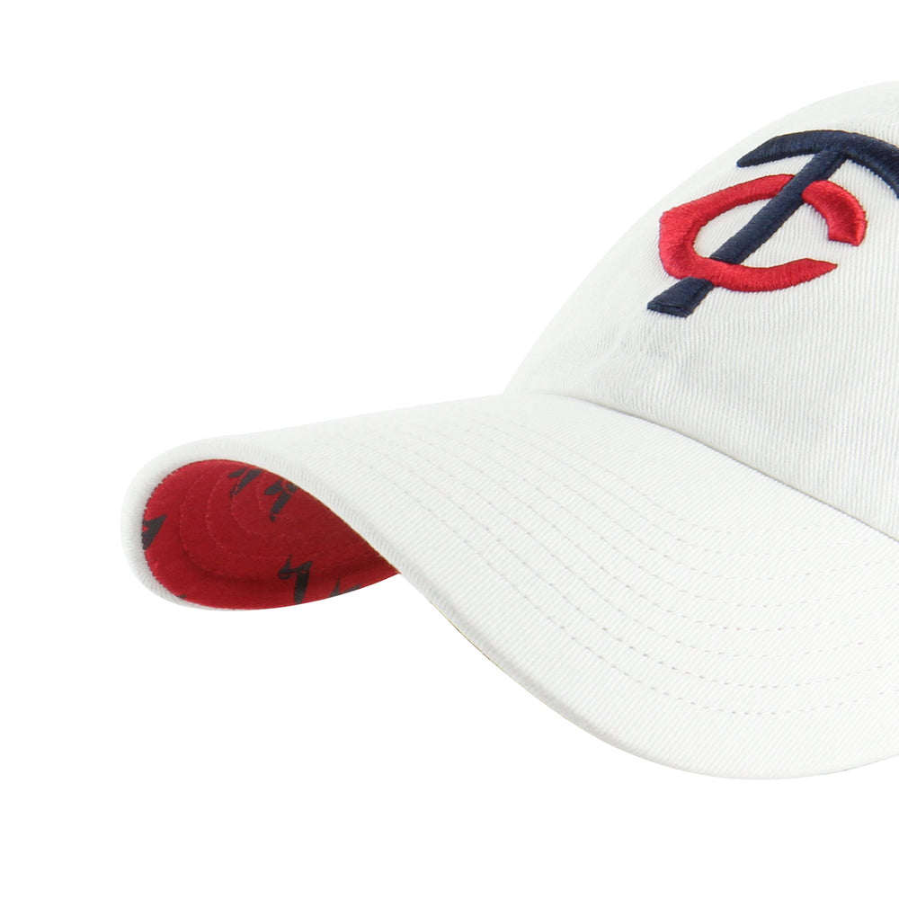MINNESOTA TWINS CONFETTI ICON '47 CLEAN UP WOMENS WHITE