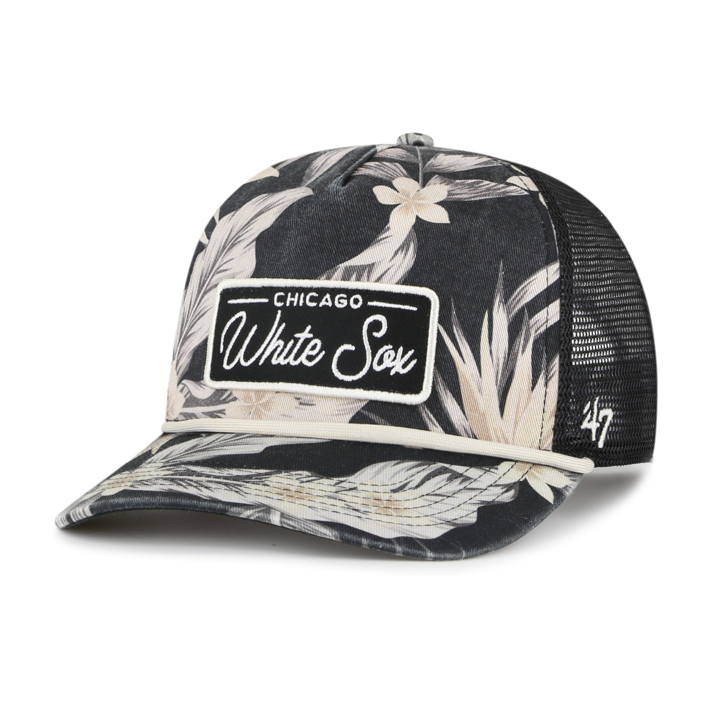 CHICAGO WHITE SOX TROPICALIA PATCH '47 HITCH BLACK