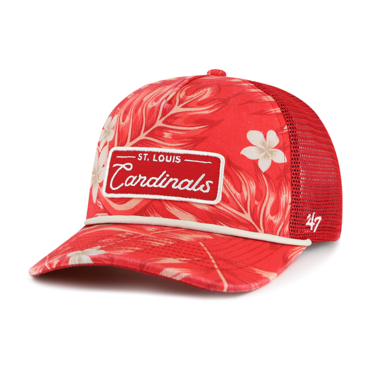 ST. LOUIS CARDINALS TROPICALIA PATCH '47 HITCH RED