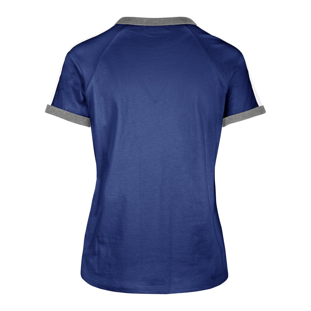 LOS ANGELES DODGERS DOUBLE HEADER SWEET HEAT '47 PEYTON TEE WOMENS JETTY BLUE