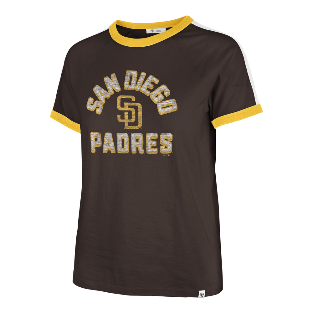 SAN DIEGO PADRES DOUBLE HEADER SWEET HEAT '47 PEYTON TEE WOMENS ESPRESSO