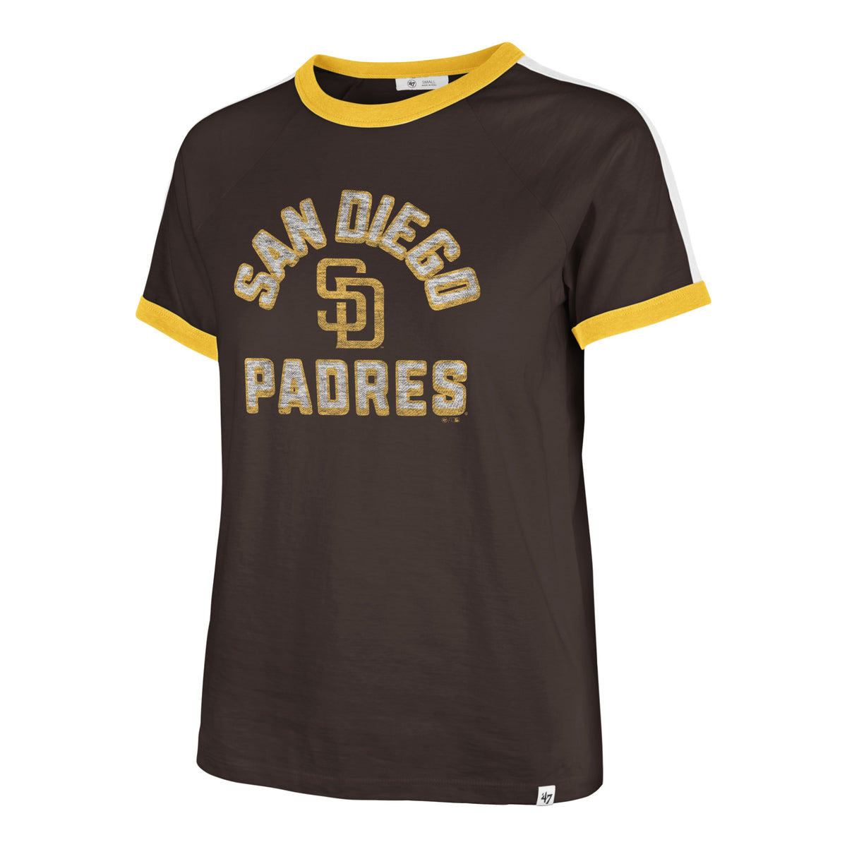 SAN DIEGO PADRES DOUBLE HEADER SWEET HEAT '47 PEYTON TEE WOMENS ESPRESSO