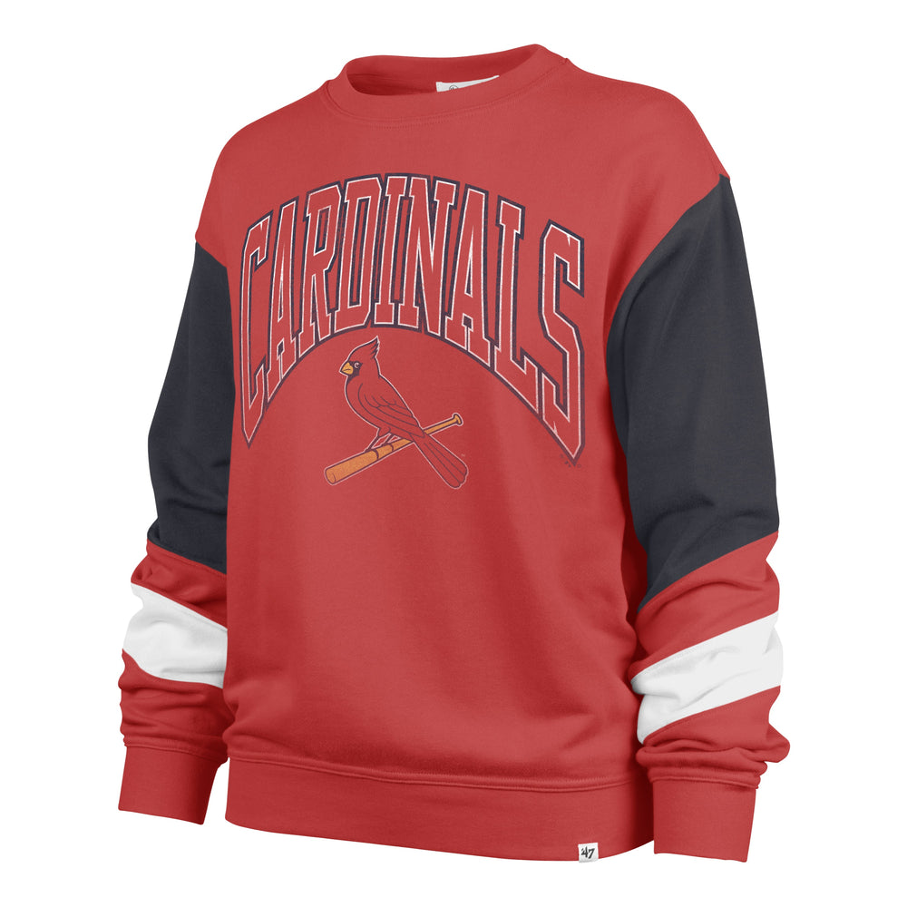 ST. LOUIS CARDINALS DOUBLE HEADER NOVA '47 DORSET PARK CREW WOMENS RACER RED