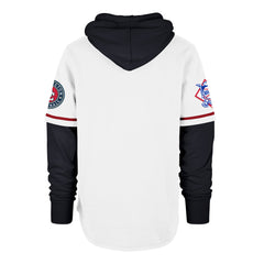 WASHINGTON NATIONALS COOPERSTOWN TRIFECTA '47 SHORTSTOP PULLPOVER HOOD WHITE WASH
