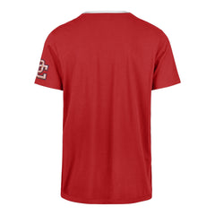 WASHINGTON NATIONALS COOPERSTOWN DOUBLE HEADER CLOSE '47 PARKER TEE RACER RED