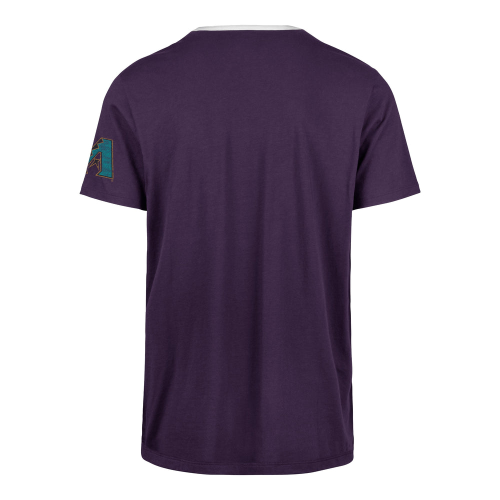 ARIZONA DIAMONDBACKS COOPERSTOWN DOUBLE HEADER CLOSER PARKER '47 TEE REGENT PURPLE