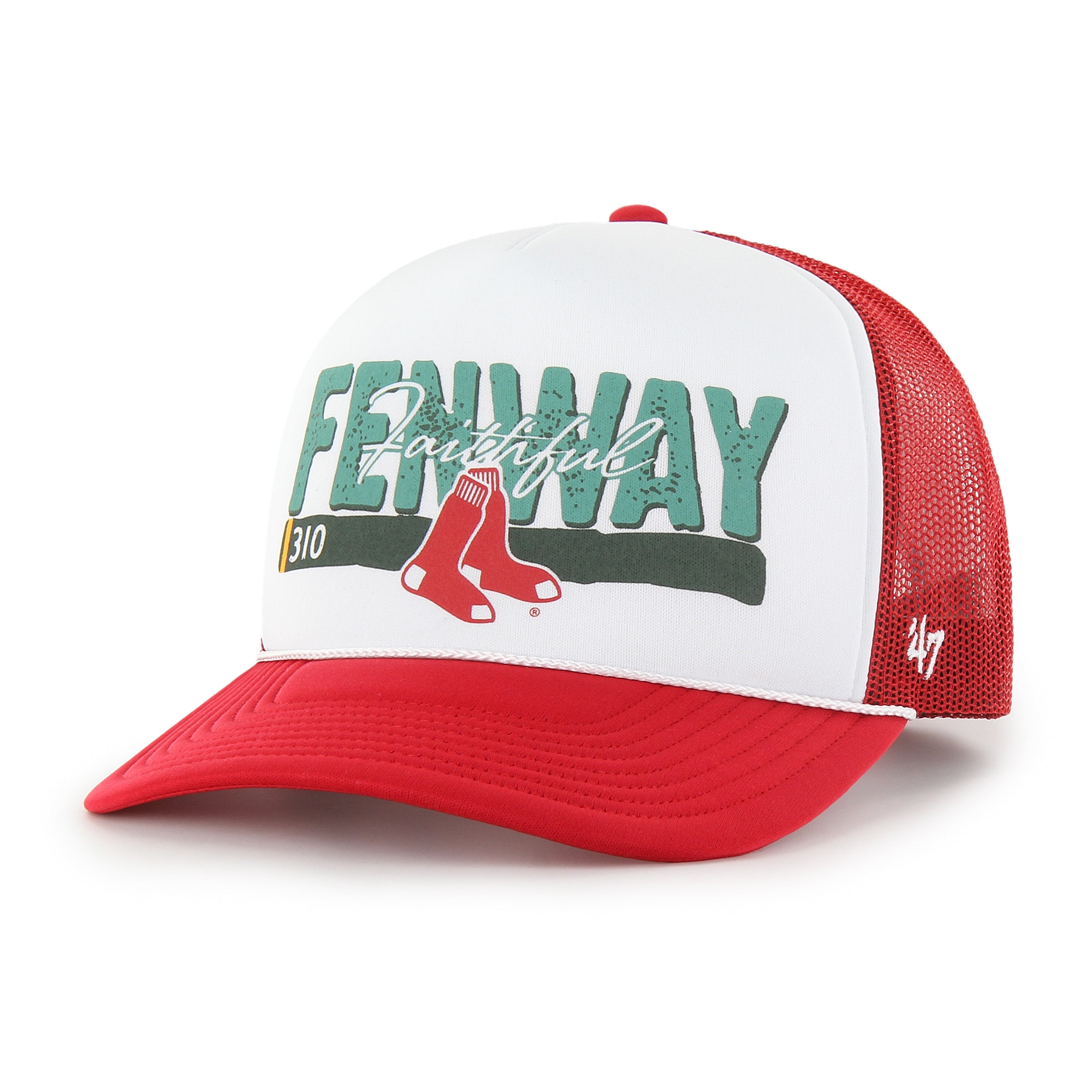 BOSTON RED SOX REGION FOAM '47 TRUCKER FM RED
