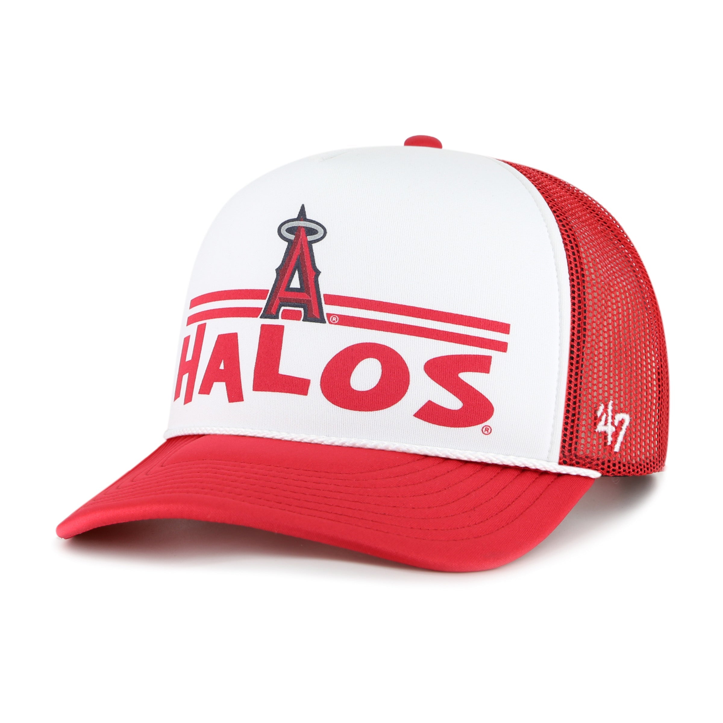 LOS ANGELES ANGELS REGION FOAM '47 TRUCKER FM RED