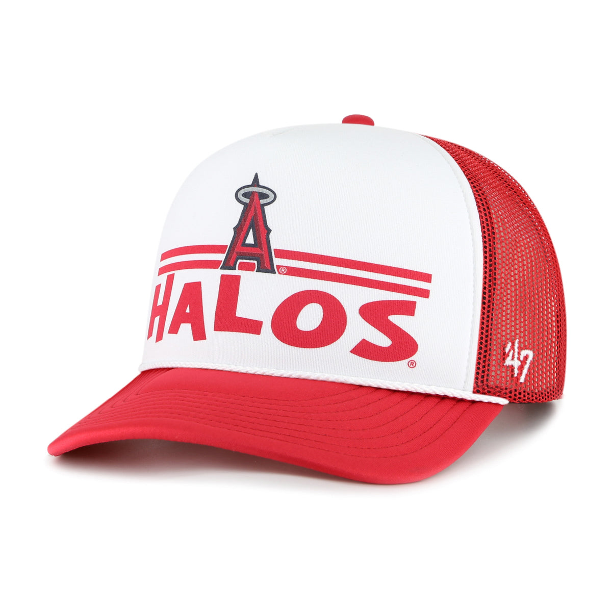 LOS ANGELES ANGELS REGION FOAM '47 TRUCKER FM RED