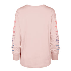 ATLANTA BRAVES CLOUD NINE '47 SOA LONG SLEEVE TEE WOMENS SEASHELL