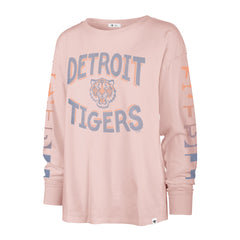 DETROIT TIGERS CLOUD NINE '47 SOA LONG SLEEVE TEE WOMENS SEASHELL