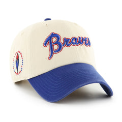 ATLANTA BRAVES COOPERSTOWN ALL STAR GAME BALLPARK SCRIPT SHOT '47 CLEAN UP NATURAL