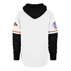 SAN FRANCISCO GIANTS COOPERSTOWN TRIFECTA '47 SHORTSTOP PULLOVER HOOD WHITE WASH