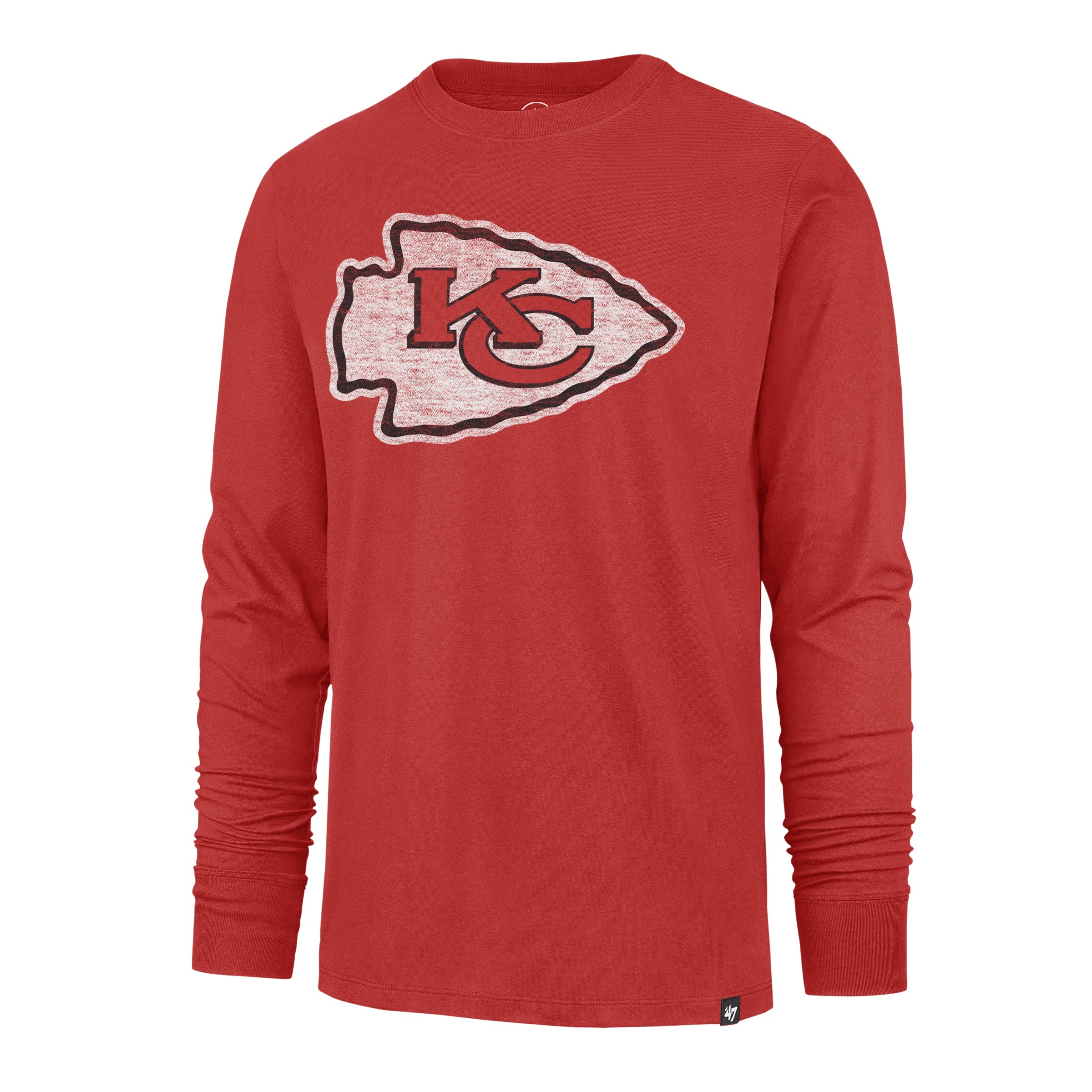KANSAS CITY CHIEFS PREMIER '47 FRANKLIN LONG SLEEVE RACER RED
