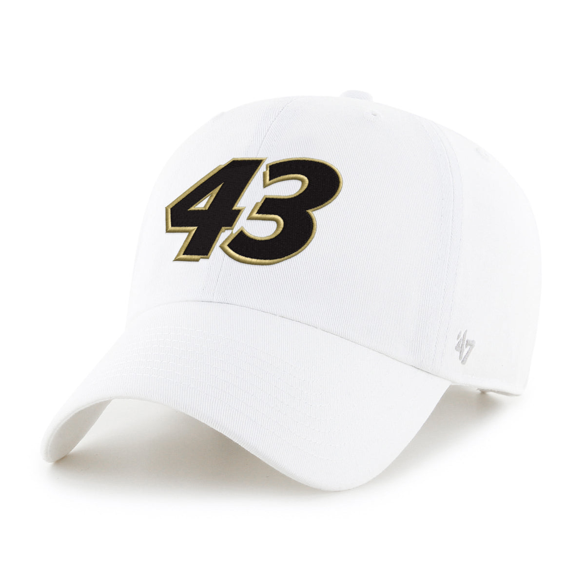 ERIK JONES LEGACY MOTORSPORTS '47 CLEAN UP WHITE