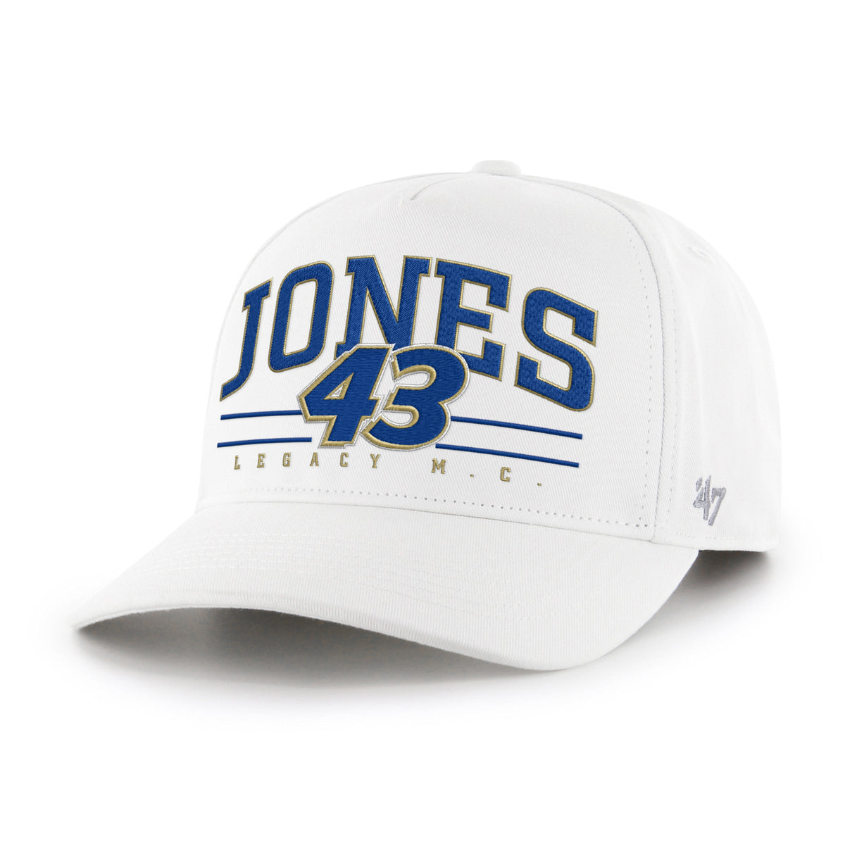 ERIK JONES LEGACY MOTORSPORTS ROSCOE '47 HITCH WHITE