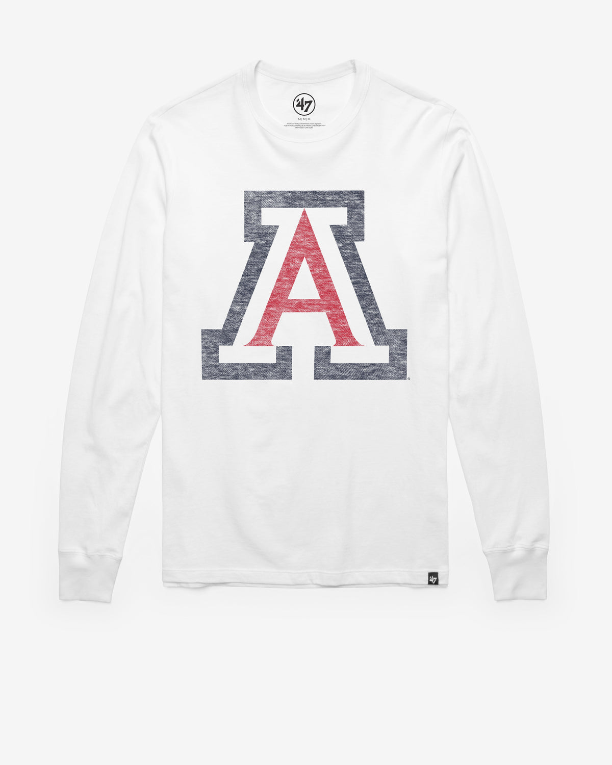 ARIZONA WILDCATS PREMIER '47 FRANKLIN LONG SLEEVE WHITE WASH
