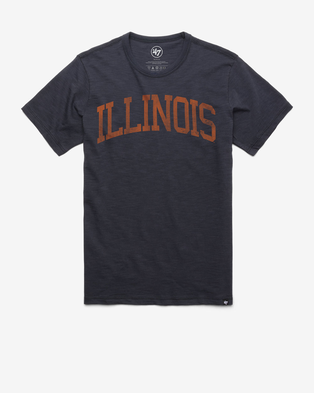 ILLINOIS FIGHTING ILLINI CLASSIC BLOCK '47 SCRUM TEE FALL NAVY