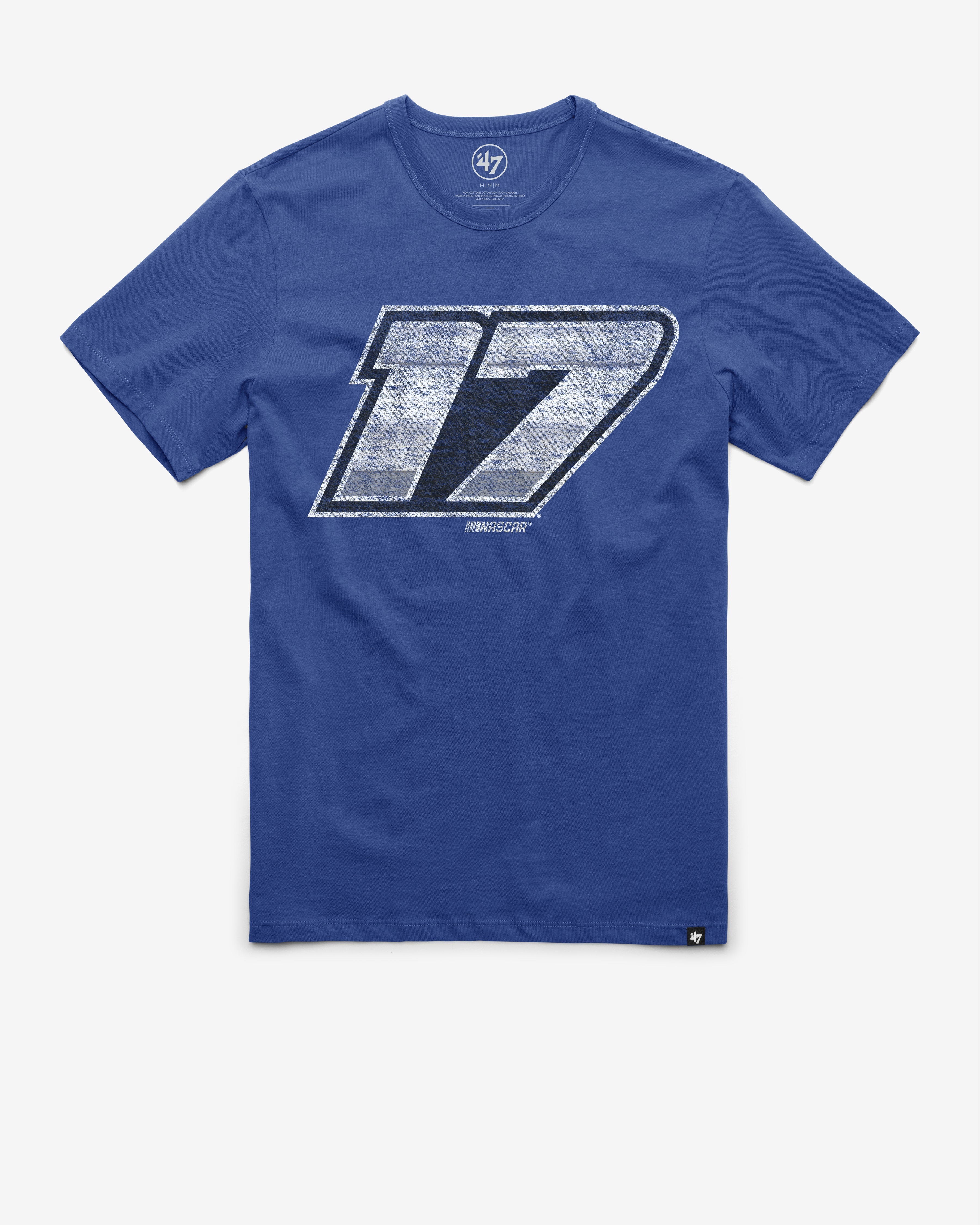 CHRIS BUESCHER RFK RACING DRIVER '47 FRANKLIN TEE JETTY BLUE