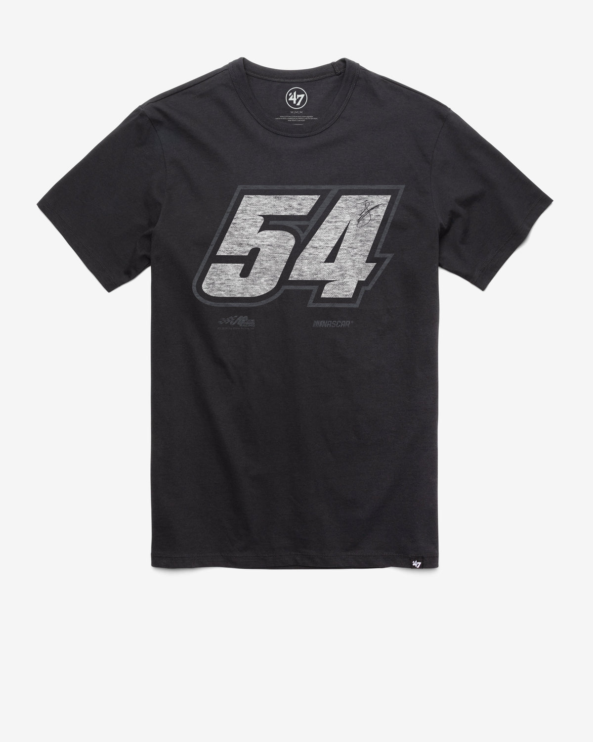 TY GIBBS JOE GIBBS RACING DRIVER '47 FRANKLIN TEE FLINT BLACK