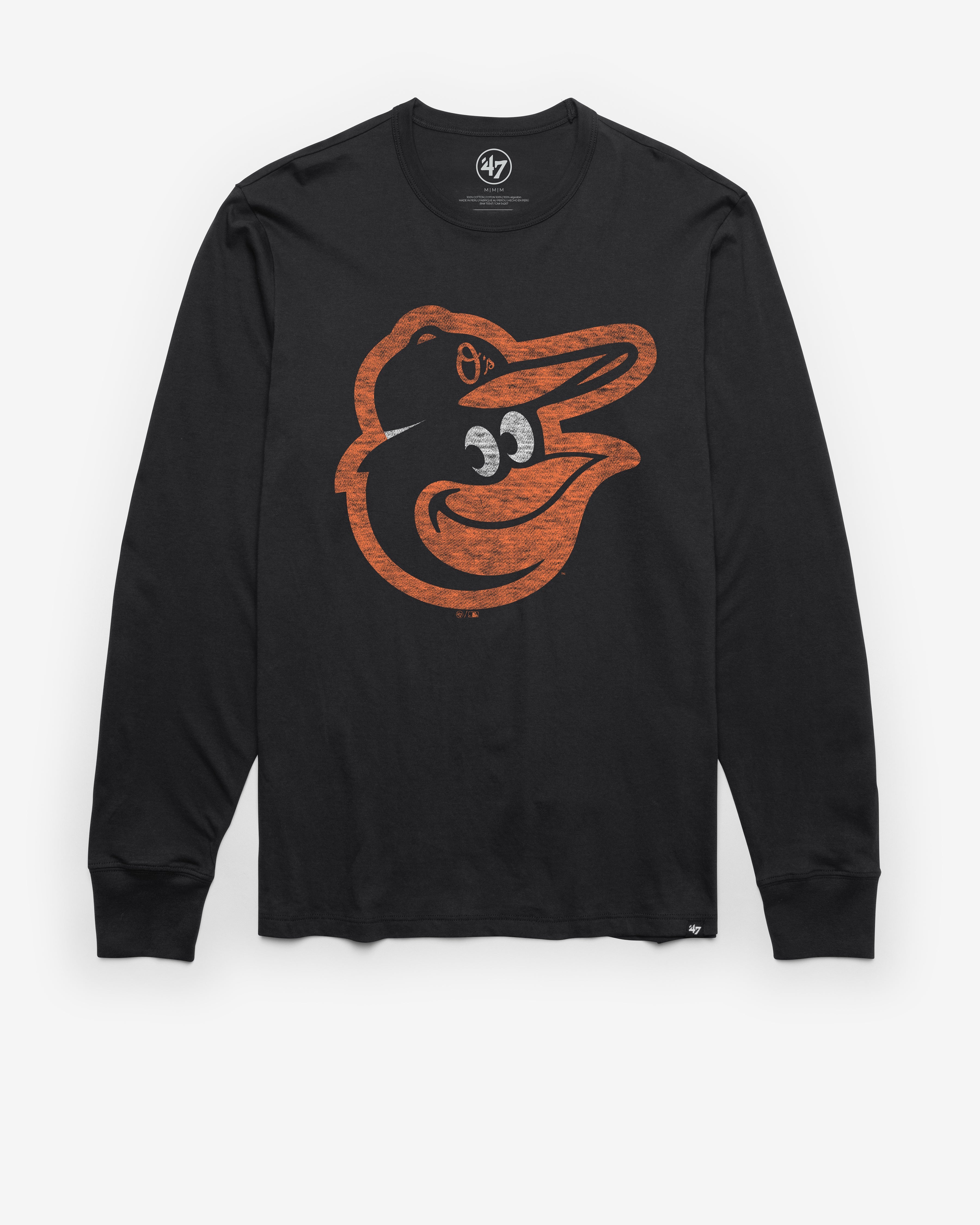 BALTIMORE ORIOLES PREMIER '47 FRANKLIN LONG SLEEVE FLINT BLACK