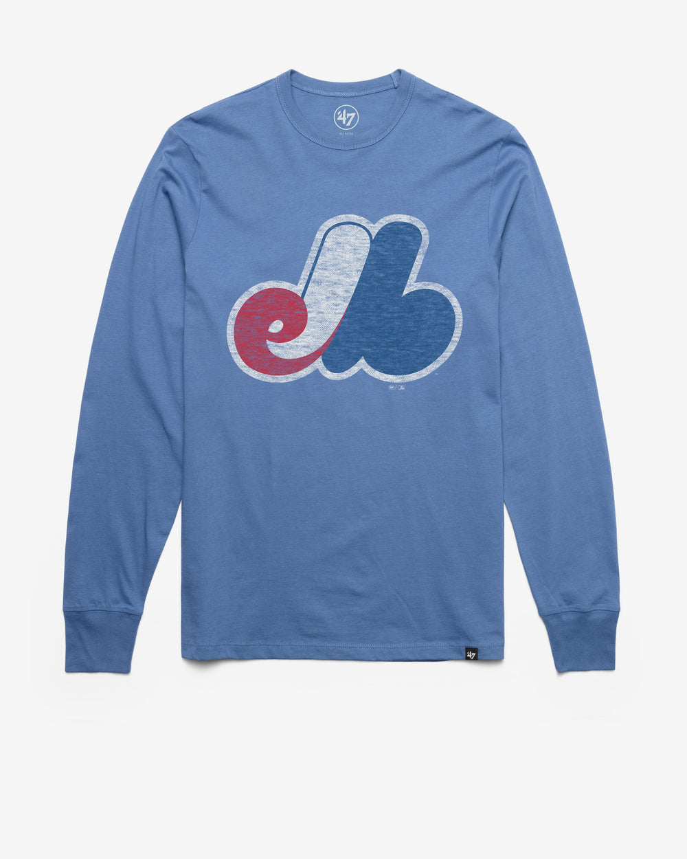 MONTREAL EXPOS COOPERSTOWN PREMIER '47 FRANKLIN LONG SLEEVE CADET BLUE