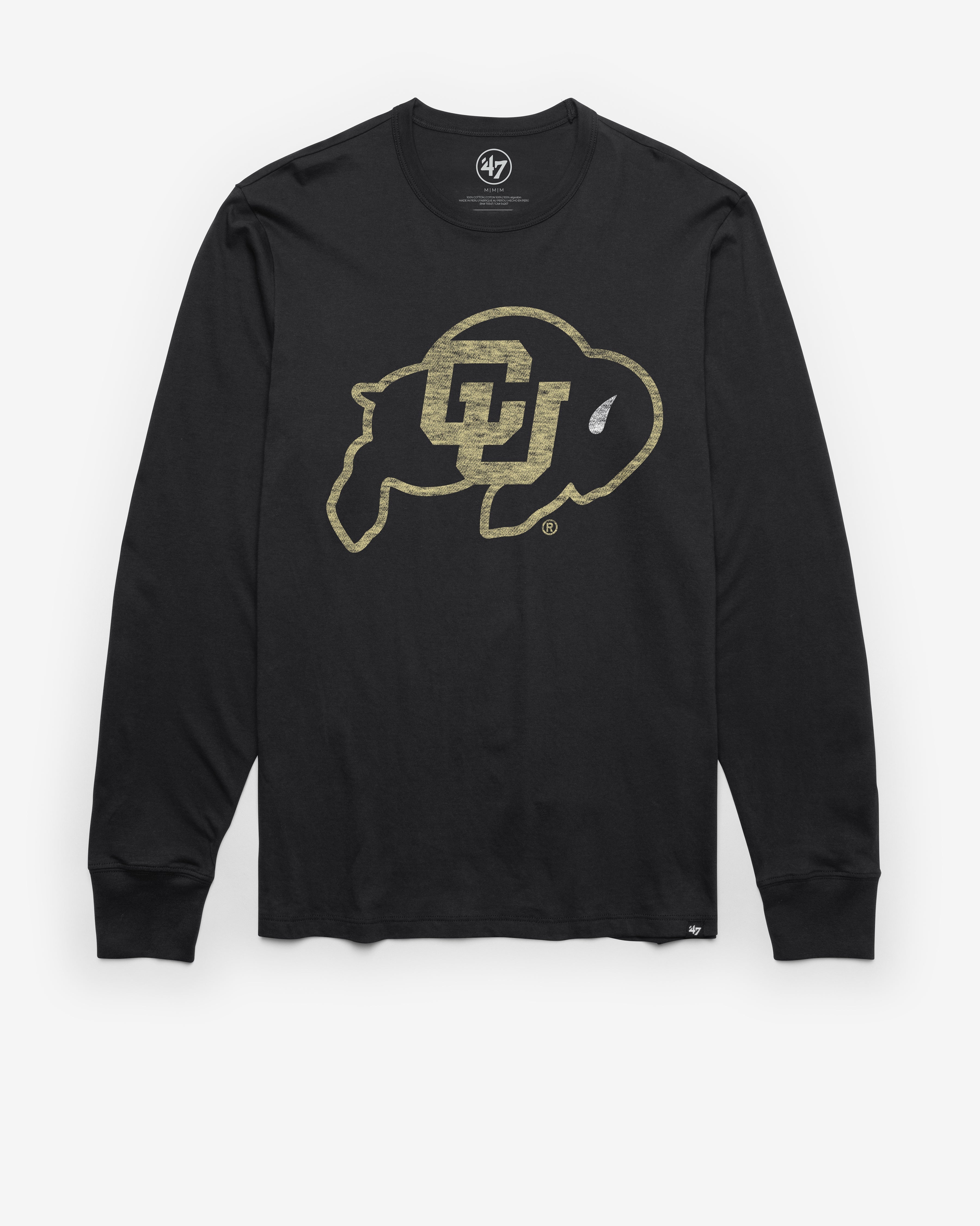 COLORADO BUFFALOES PREMIER '47 FRANKLIN LONG SLEEVE FLINT BLACK