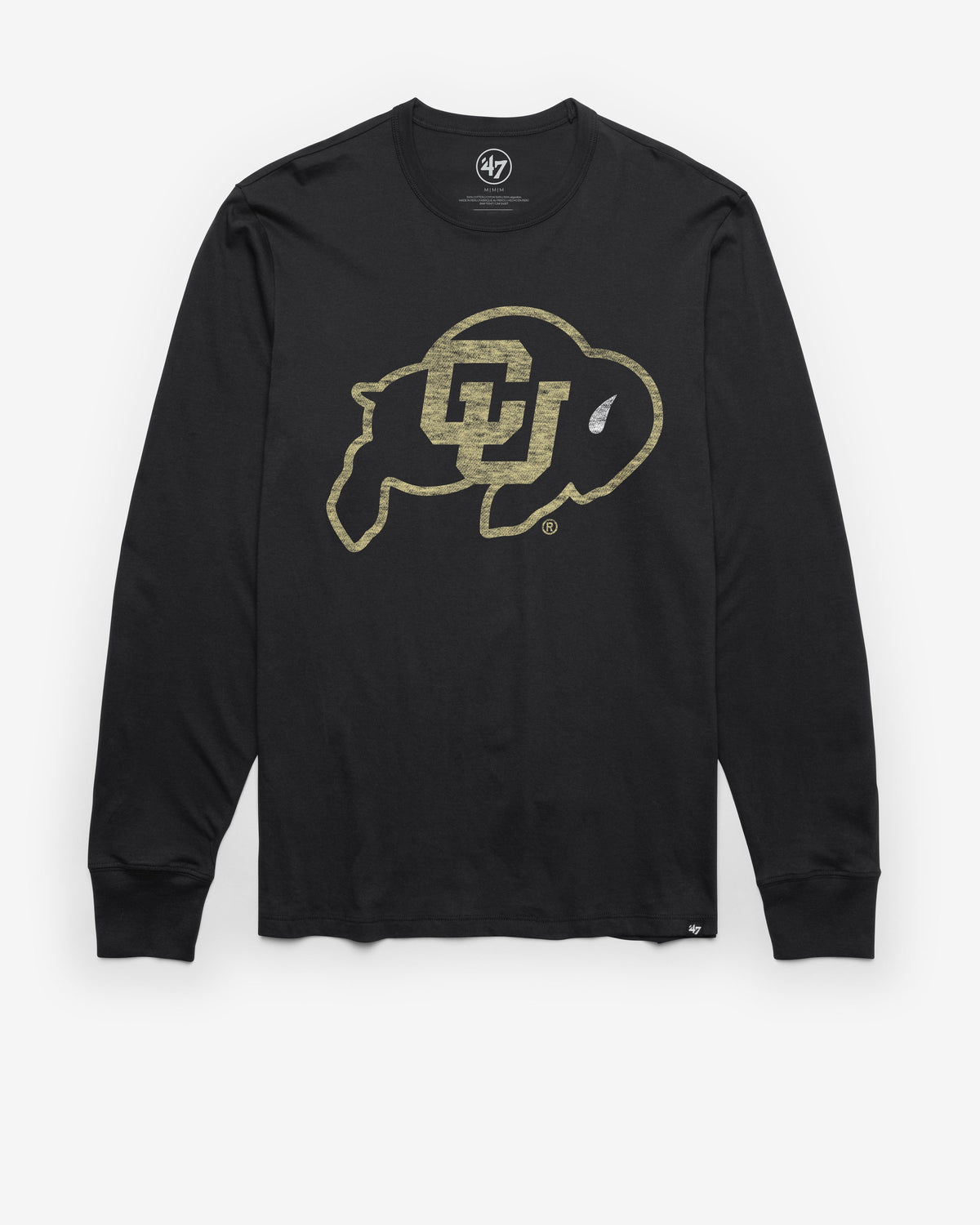 COLORADO BUFFALOES PREMIER '47 FRANKLIN LONG SLEEVE FLINT BLACK